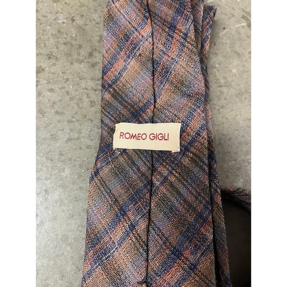 Romeo Gigli- Wool Silk Tie / pattern - Picture 3 of 4